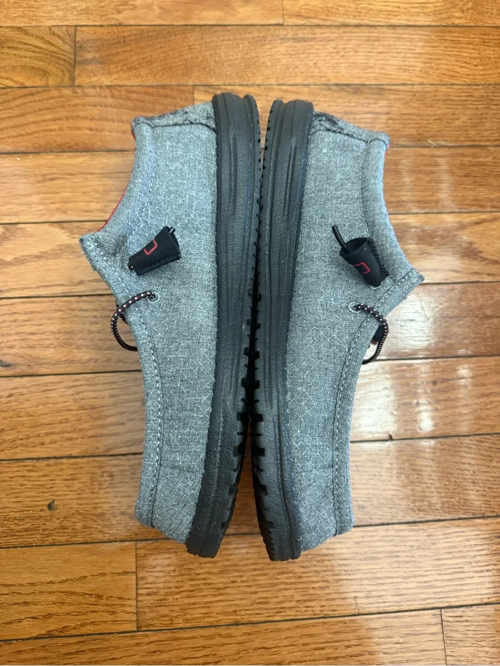 Men's Grey Hey Dude Slip-On Shoes size 9 men